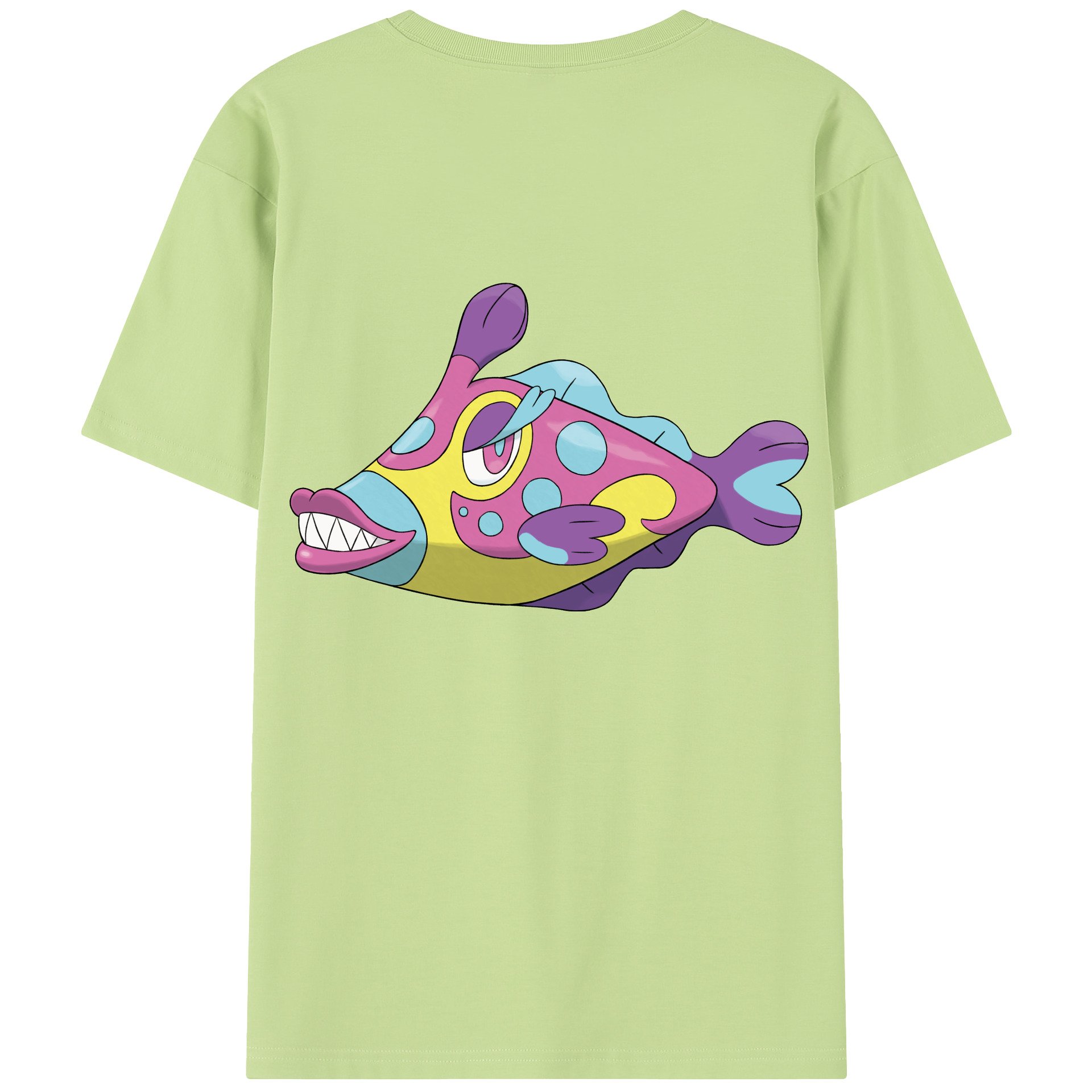 （画像用） ポケットモンスター Pokémon 綿100％半袖Tシャツ（背面プリント）